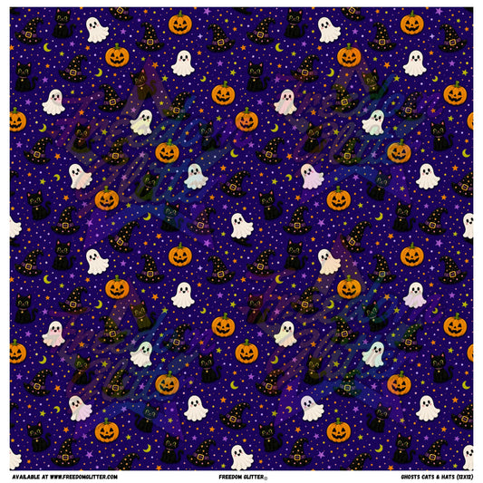 Ghosts Cats & Hats (Printed Vinyl)