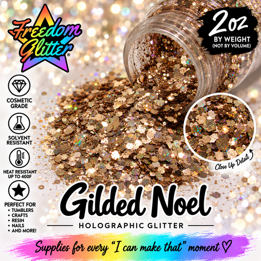 Gilded Noel (Holographic Glitter)
