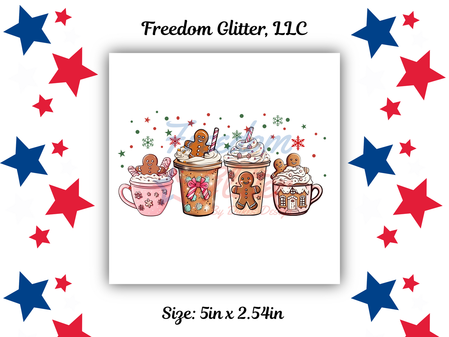 Gingerbread & Coffee Decal (UVDTF)