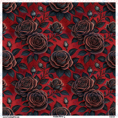 Gothic Floral 1 (Printed Vinyl)