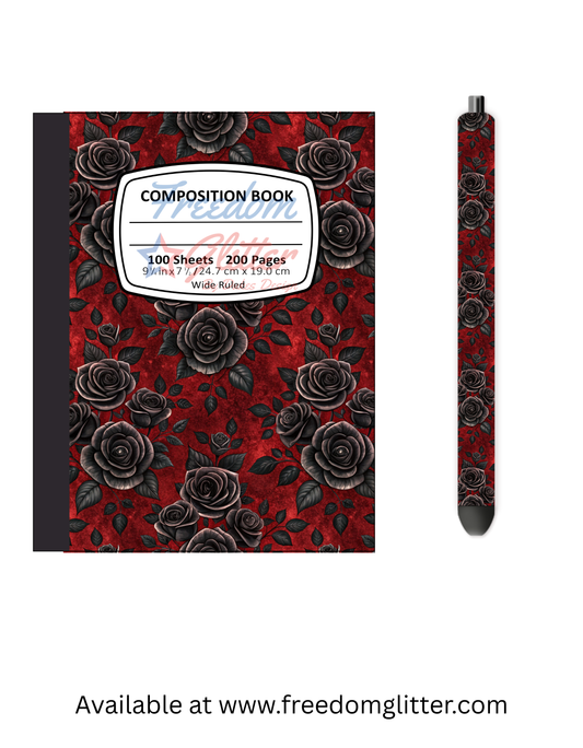 Gothic Floral 2 Notebook Cover