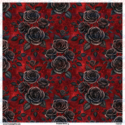 Gothic Floral 2 (Printed Vinyl)