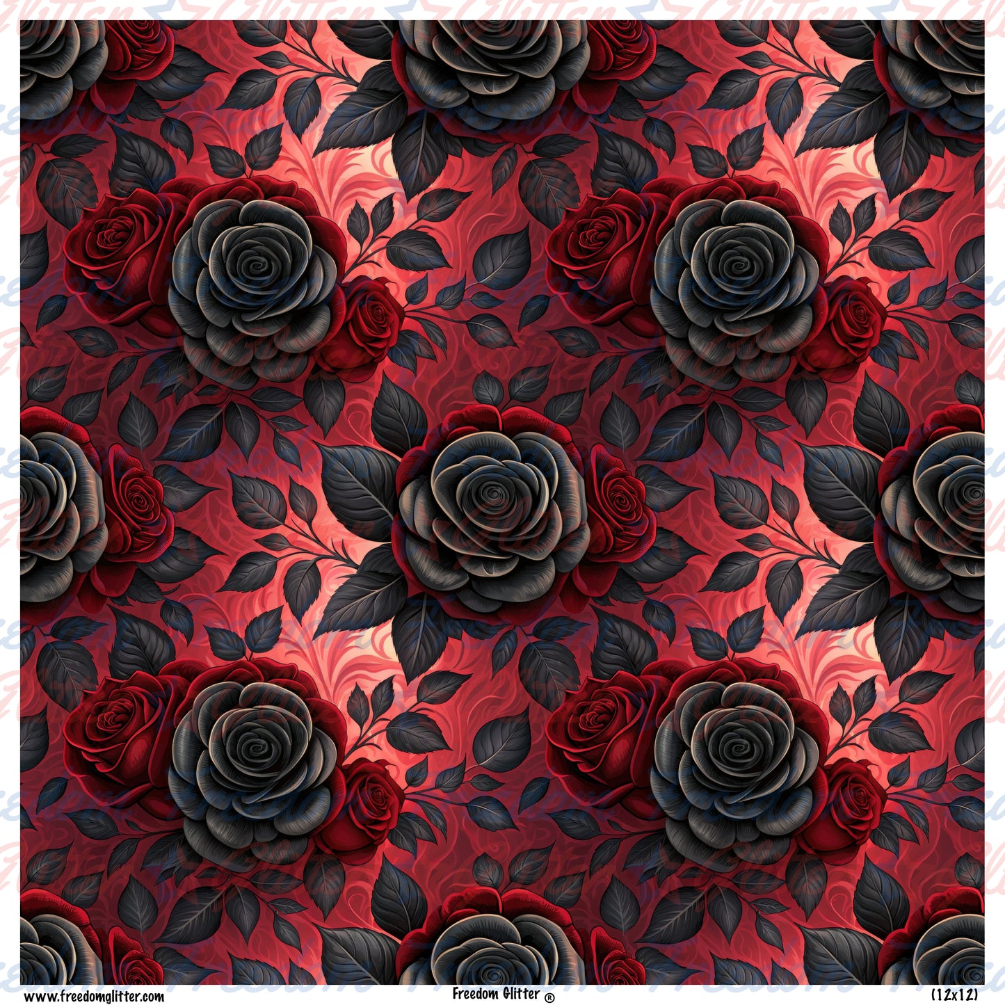 Gothic Floral 3 (Printed Vinyl)
