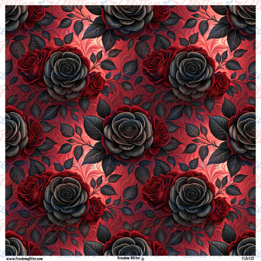 Gothic Floral 3 (Printed Vinyl)