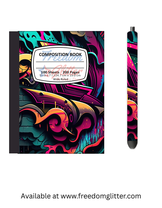 Graffiti 3 Notebook Cover