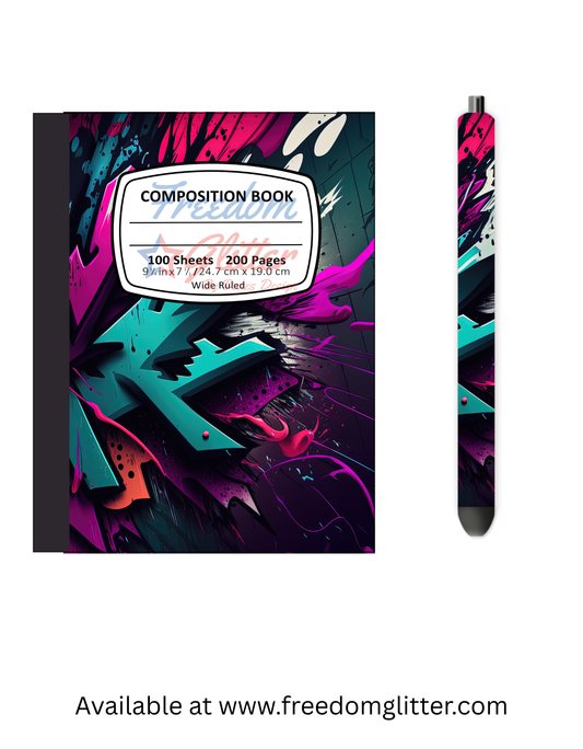 Graffiti 5 Notebook Cover