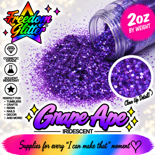 Grape Ape (Iridescent Glitter)