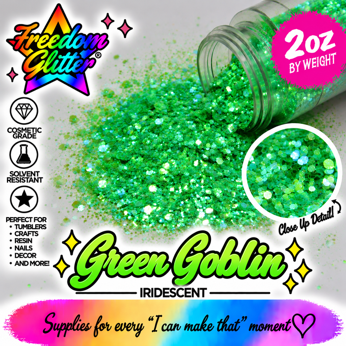 Green Goblin (Iridescent Glitter)