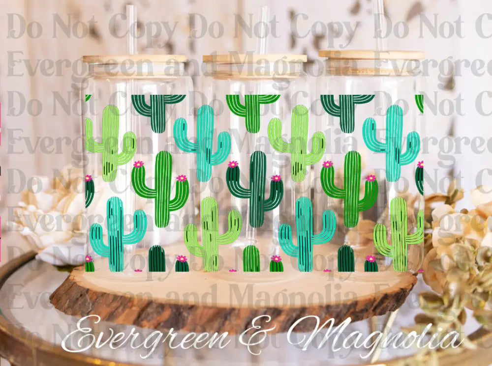 Green & Blue Cactus