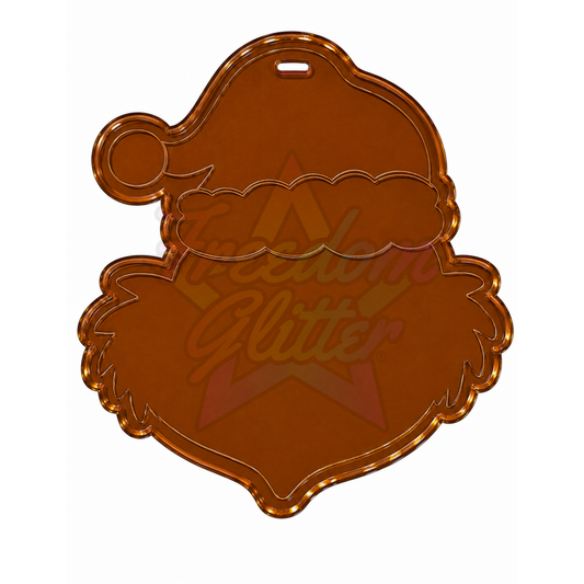 Grumpy Green Christmas Character Acrylic Ornament Blank – 4"