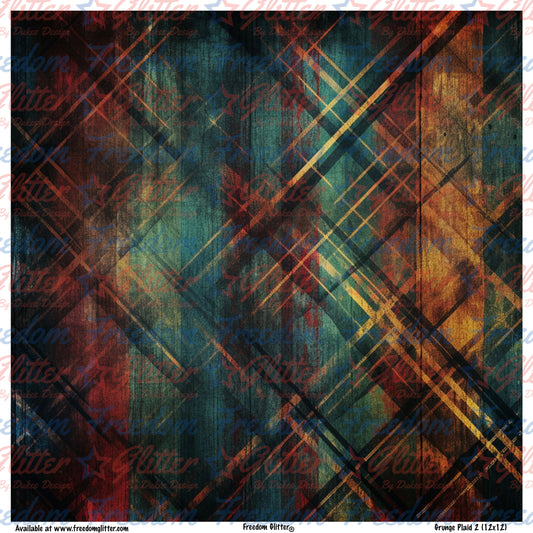 Grunge Plaid 2 (Printed Vinyl)