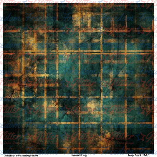 Grunge Plaid 4 (Printed Vinyl)