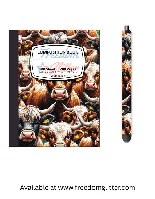 Highland Cows 1 Notebook Cover