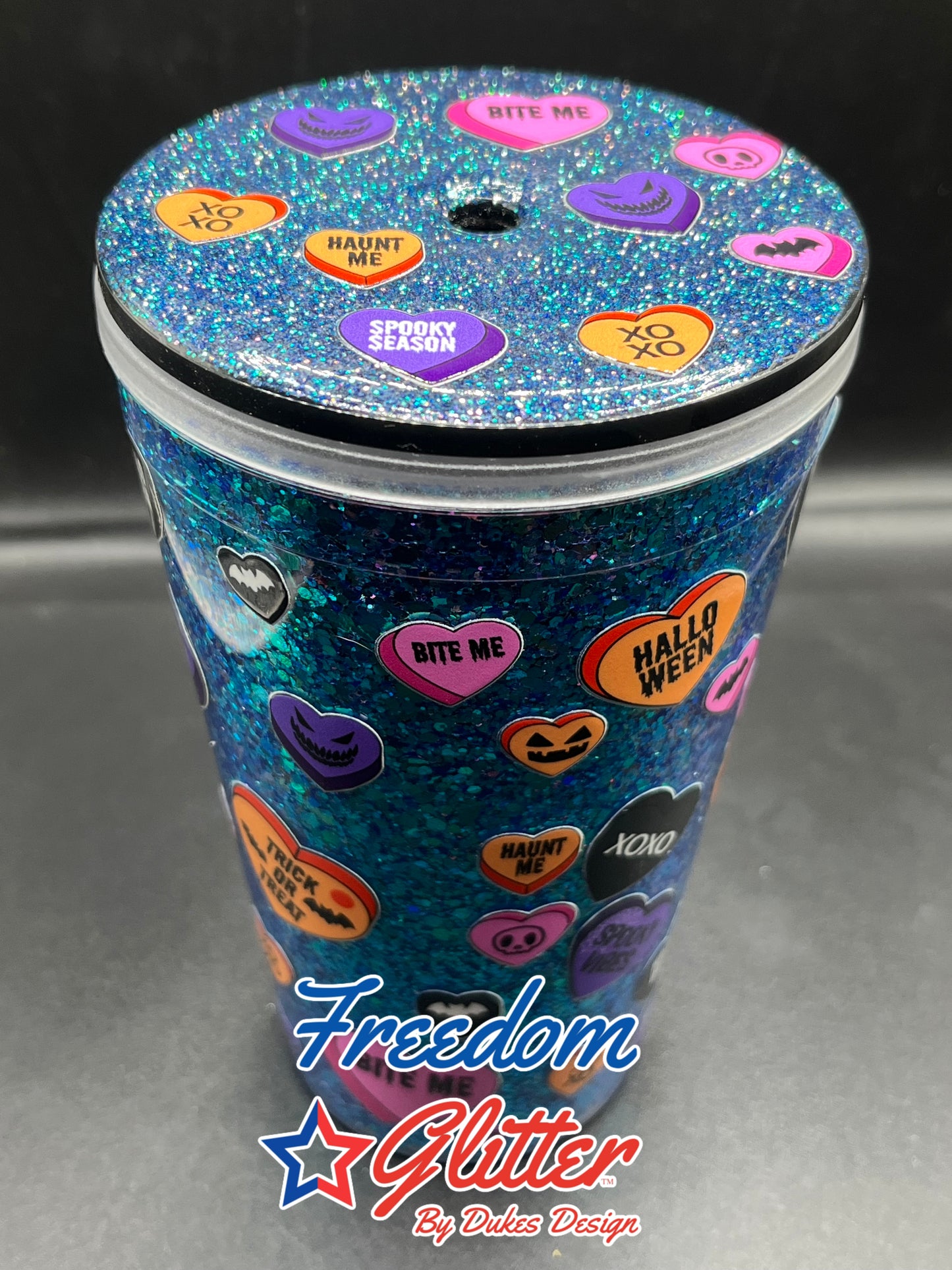 Halloween Hearts Tumbler