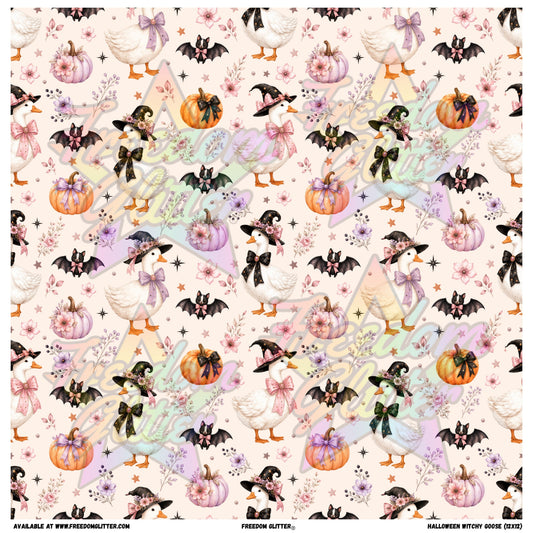 Halloween Witchy Goose (Printed Vinyl)