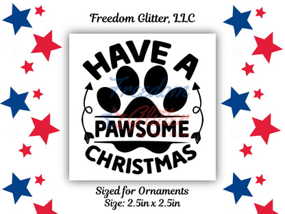 Holiday Ornament UVDTFs (UVDTF)