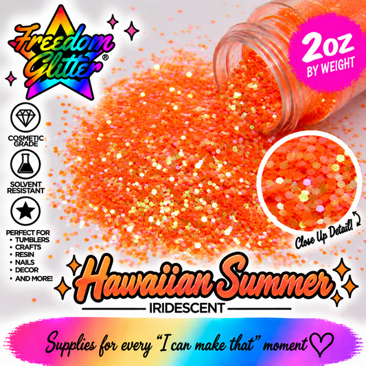 Hawaiian Summer (Iridescent Glitter)