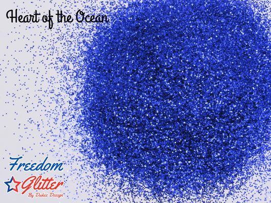 Heart of the Ocean (Metallic Glitter)