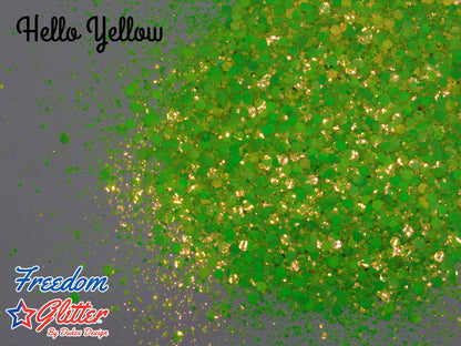 Hello Yellow (Metallic/Iridescent Glitter)