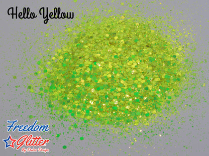 Hello Yellow (Metallic/Iridescent Glitter)