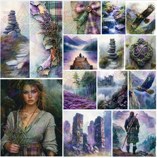 Mixed Image Sheet - Highland 2 (Printed Vinyl)