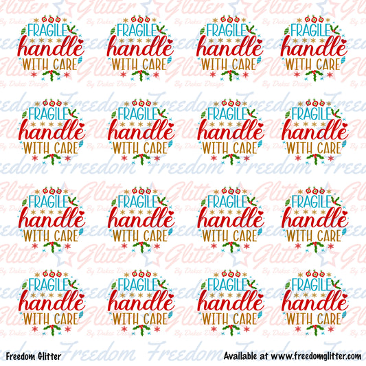 Holiday Fragile Stickers