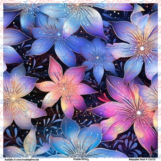 Holographic Floral 4