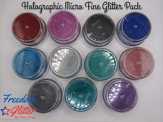 Holographic Micro Fine Glitter Pack