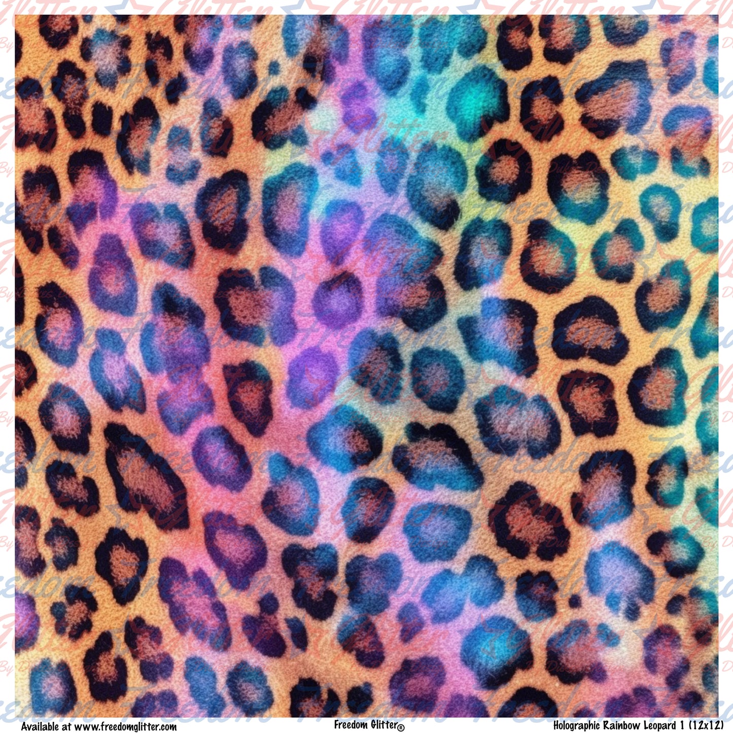 Holographic Leopard Print 1 (Printed Vinyl)