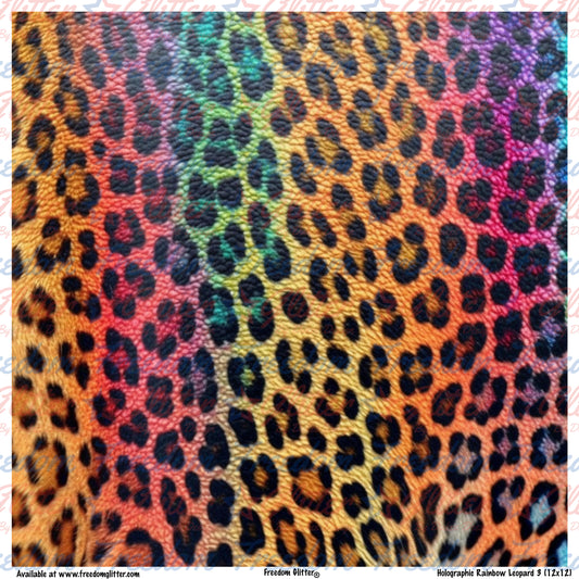 Holographic Leopard Print 3 (Printed Vinyl)