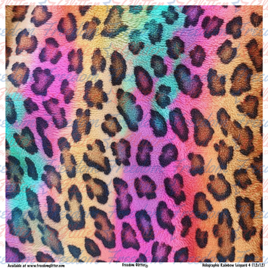 Holographic Leopard Print 4 (Printed Vinyl)