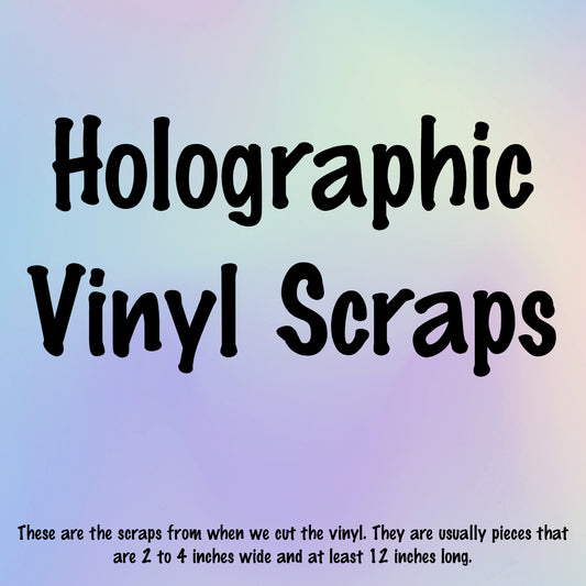 Holographic Vinyl Scraps