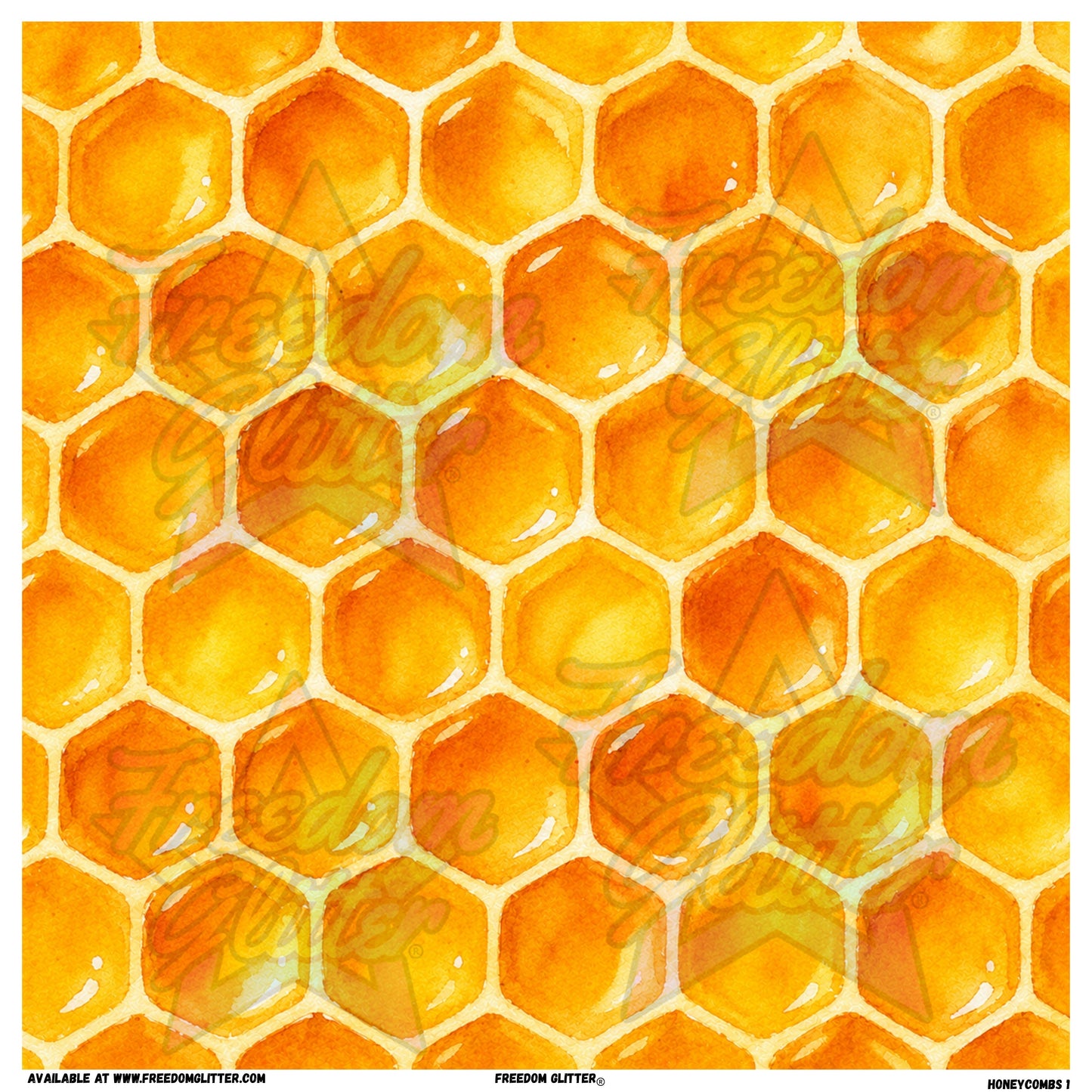 Honeycombs 1 (Printed Vinyl)
