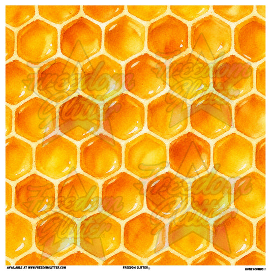 Honeycombs 1 (Printed Vinyl)