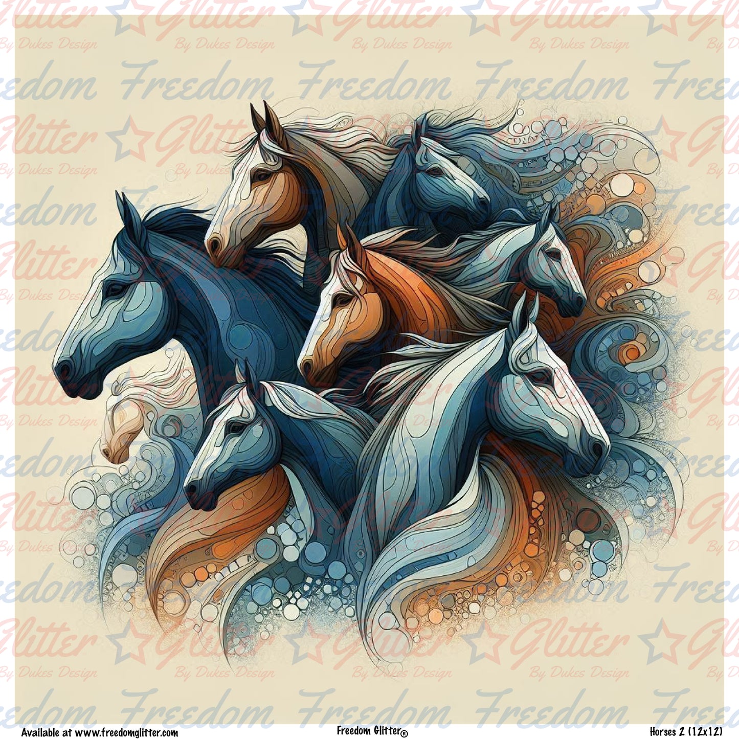 Horses 2 (Printed Vinyl)