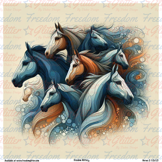 Horses 2 (Printed Vinyl)