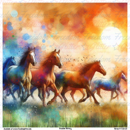 Horses 4 (Printed Vinyl)