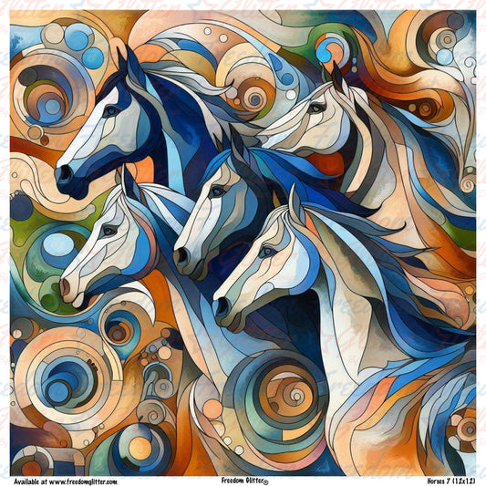 Horses 7 (Printed Vinyl)