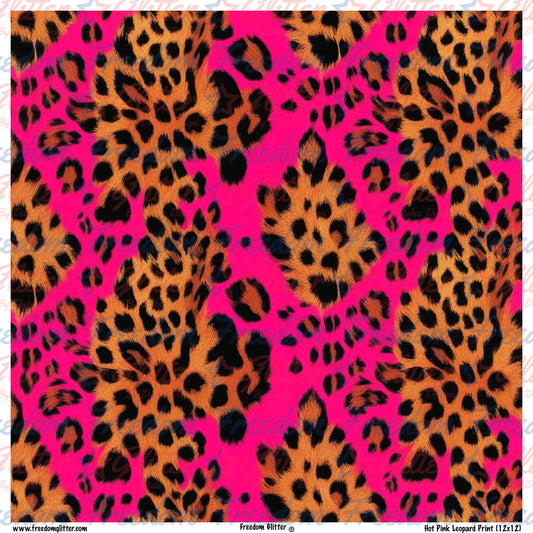 Hot Pink Leopard Print (Printed Vinyl)