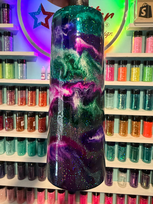 20oz Skinny Duo Hydro Ombre Ink Swirl Tumbler 1.26.26