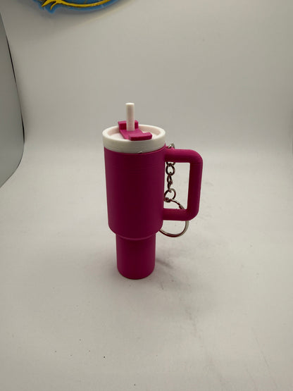 Mini Tumbler Chapstick keychain