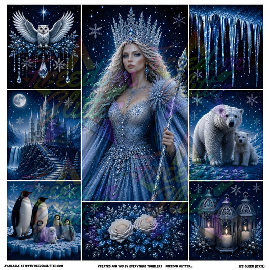 Mixed Image Sheet - Ice Queen (Printed Vinyl)