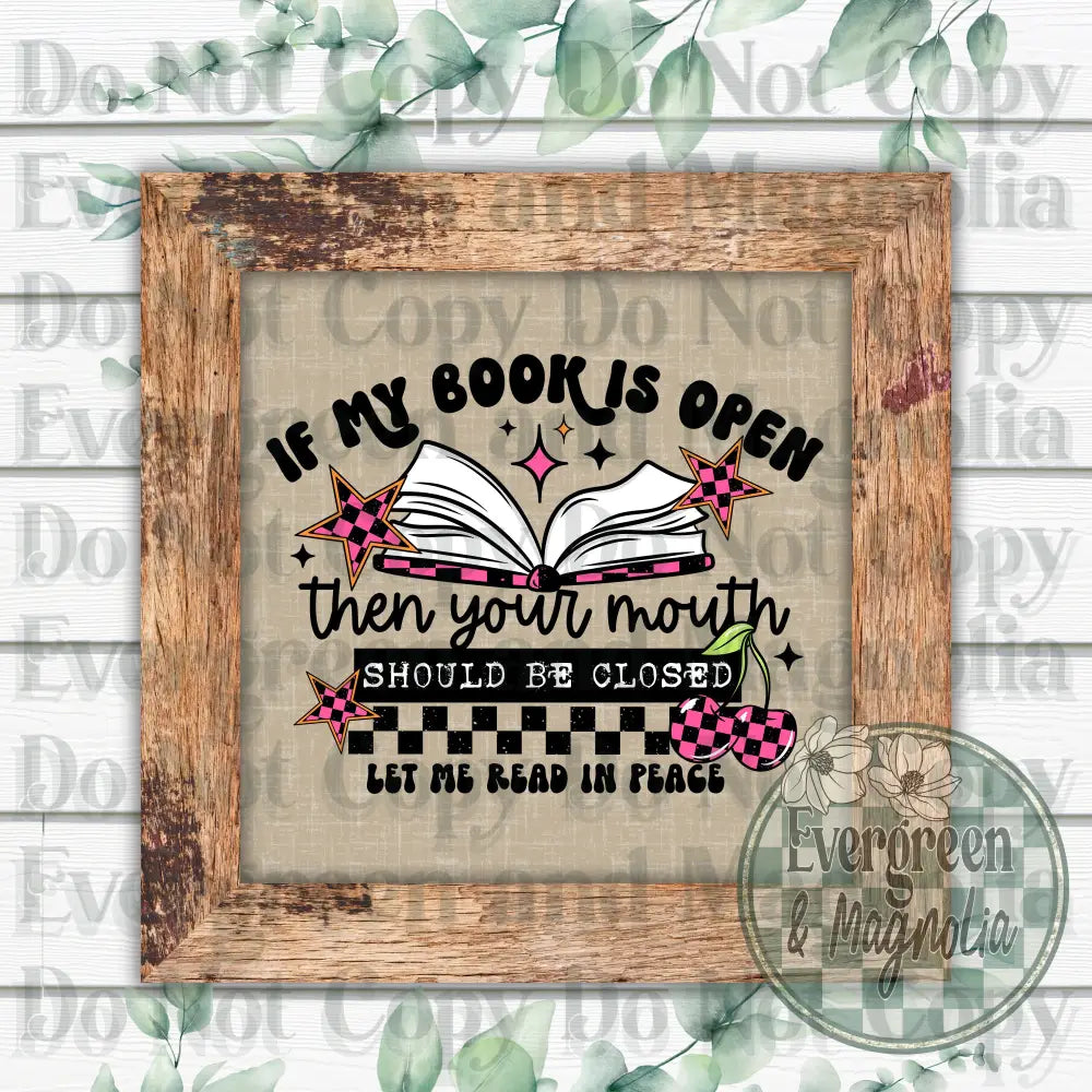 If My Book Is Open 2