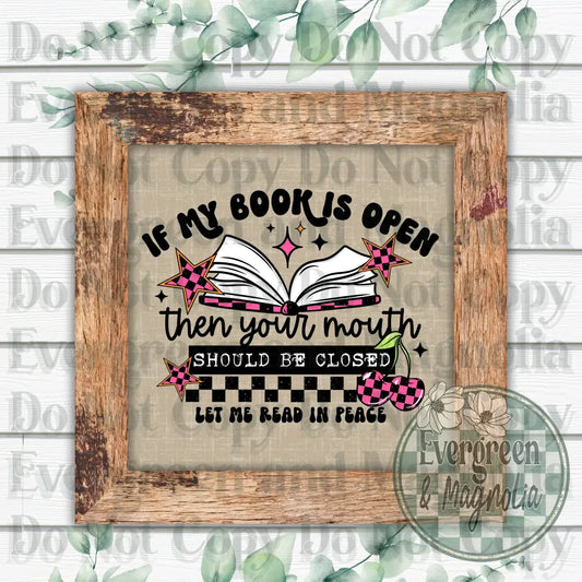 If My Book Is Open 2