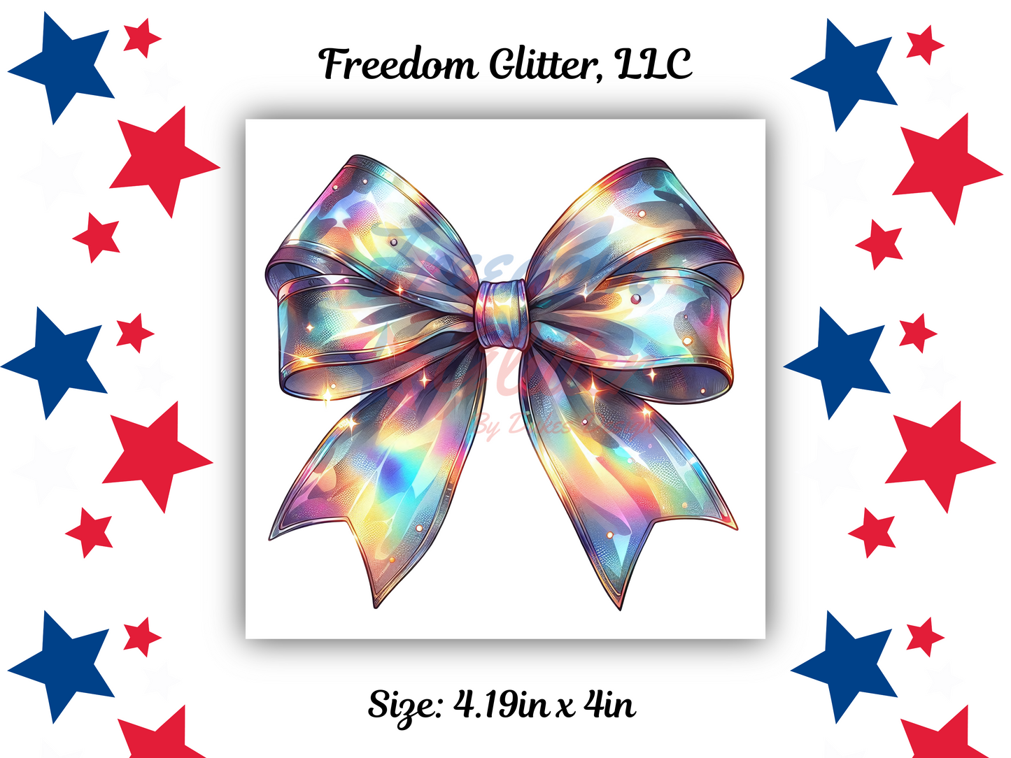 Iridescent Coquette Decal (UVDTF)