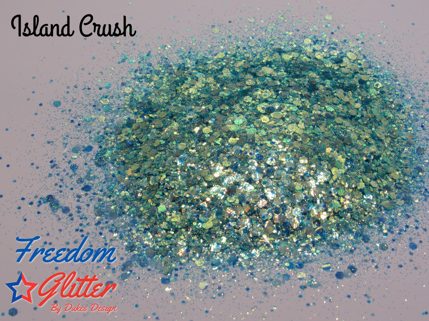 Island Crush (High Sparkle Iridescent Glitter)