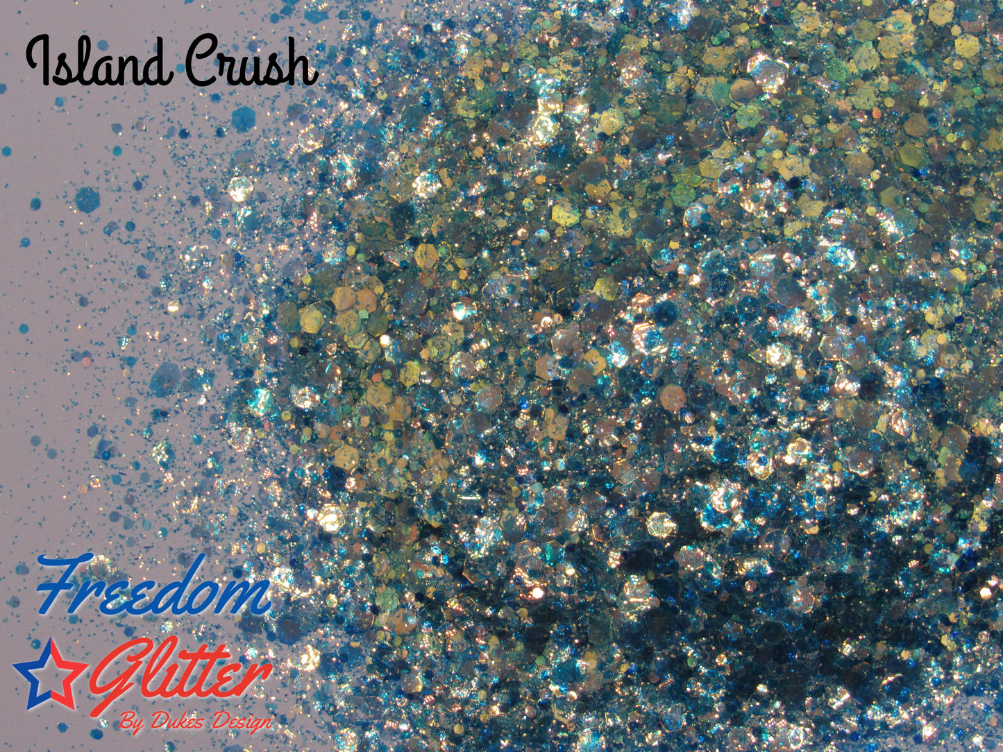 Island Crush (High Sparkle Iridescent Glitter)