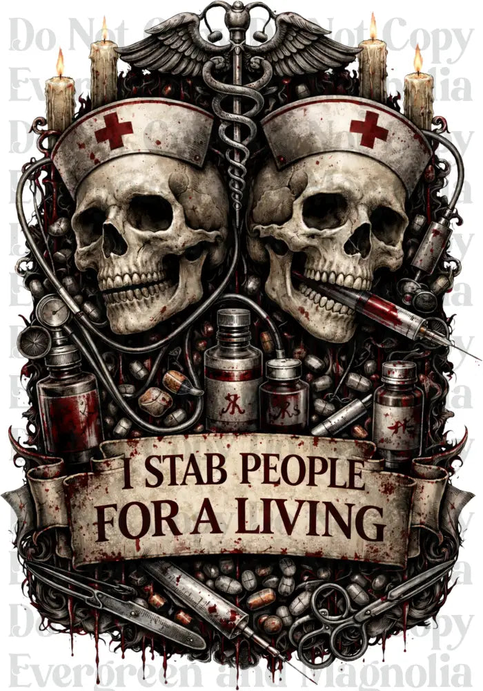 gothic nurse I stab people for a living