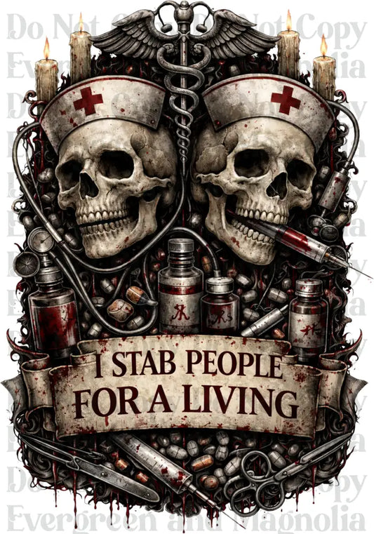 gothic nurse I stab people for a living