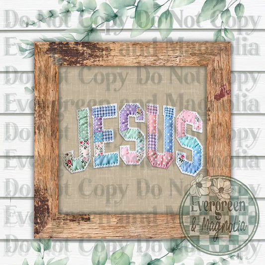 Jesus quilted